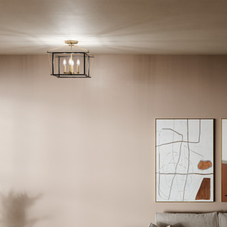 Eisley Four Light Semi Flush Mount (52633CPZ)