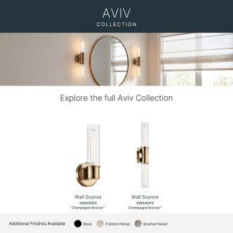 Aviv One Light Wall Sconce (52653CPZ)
