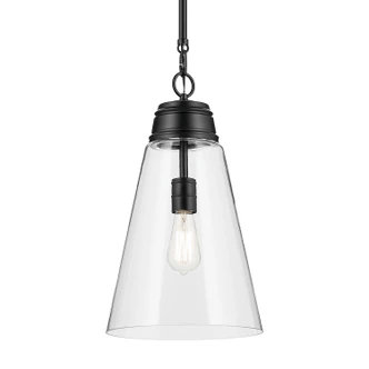 Marsailli One Light Pendant (52661BKCLR)