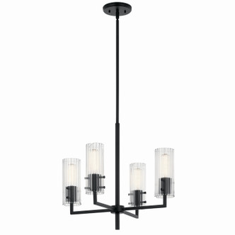 Kichler - 52678BK - Four Light Chandelier - Velestino - Black
