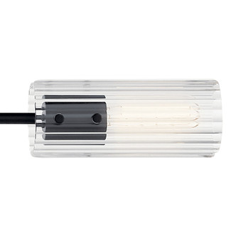 Velestino Four Light Linear Chandelier (52681BK)