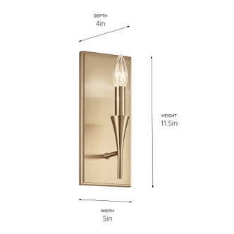 Alvaro One Light Wall Sconce (52694CPZ)