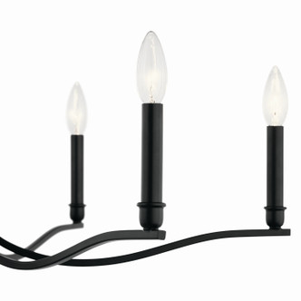 Malene Six Light Chandelier (52695BK)