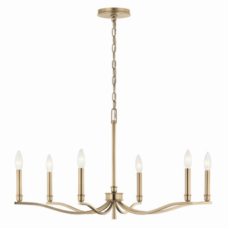 Malene Six Light Chandelier (52695CPZ)