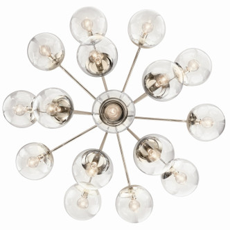 Silvarious 16 Light Chandelier Convertible (52702PNCLR)