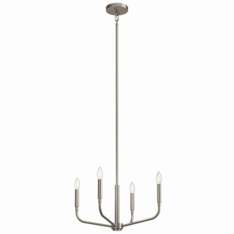 Kichler - 52716NI - Four Light Chandelier/Semi Flush Mount - Madden - Brushed Nickel