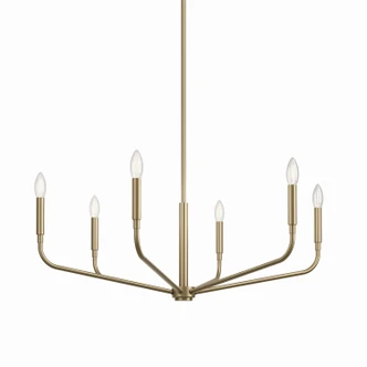 Madden Six Light Chandelier (52718CPZ)