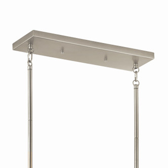 Madden Six Light Linear Chandelier (52721NI)