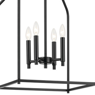 Madden Four Light Foyer Pendant (52722BK)