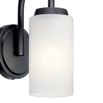 Kennewick One Light Wall Sconce (55085BK)