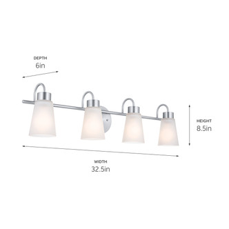 Erma Four Light Bath (55127NI)