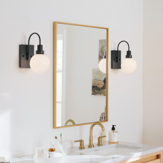 Hex One Light Wall Sconce (55149BK)