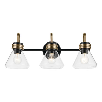 Farum Three Light Bath (55155BKCLR)