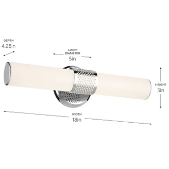 Sashi LED Bath Bar (55191CHLED)