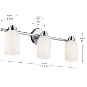 Shae Three Light Bath (55202CH)
