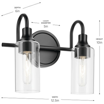 Kavi Two Light Bath (55210BK)