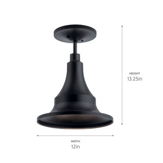 Hampshire One Light Outdoor Pendant (59057BKT)