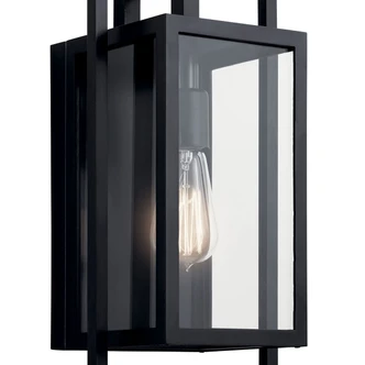 Goson One Light Outdoor Wall Mount (59086BK)