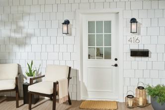 Lombard One Light Outdoor Wall Mount (59099BK)