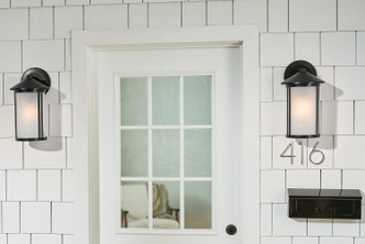 Lombard One Light Outdoor Wall Mount (59100BK)