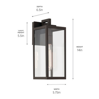 Branner One Light Outdoor Wall Mount (59111OZ)