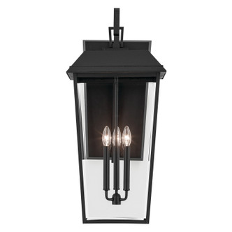 Mathus Three Light Outdoor Wall Mount (59121BKT)