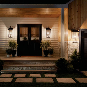 Mathus Three Light Outdoor Wall Mount (59121OZ)