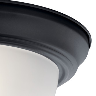 Two Light Flush Mount (8111BK)