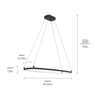Koloa LED Chandelier (84312MBK)