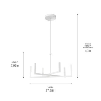 Priam LED Chandelier (84313WH)
