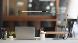 Z-Bar LED Desk Lamp (AR3000-WD-SIL-DSK)