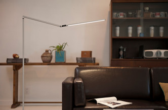 Z-Bar LED Floor Lamp (AR5000-WD-SIL-FLR)