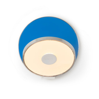 Koncept - GRW-S-CRM-MBL-PI - LED Wall Sconce - Gravy - Chrome Matte Blue