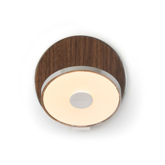 Koncept - GRW-S-CRM-OWT-HW - LED Wall Sconce - Gravy - Chrome Oiled Walnut