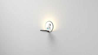 Gravy LED Wall Sconce (GRW-S-MBK-SN1-PI)