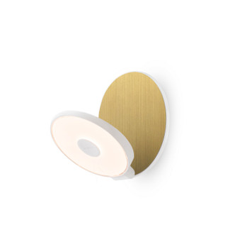 Gravy LED Wall Sconce (GRW-S-MWT-BRS-PI)