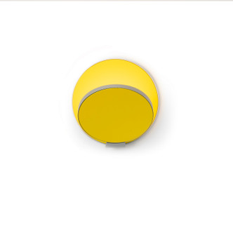 Koncept - GRW-S-SIL-MYW-PI - LED Wall Sconce - Gravy - Silver Matte Yellow
