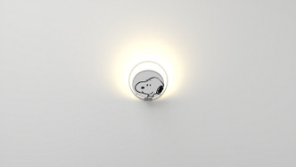 Koncept - GRW-S-SIL-SN1-HW - LED Wall Sconce - Gravy - Matte White Body Snoopy