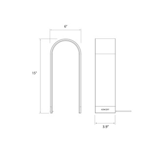 Mr. n LED Desk Lamp (NL2-S-SIL-DSK)