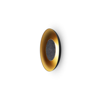 Koncept - RMW-09-SW-CCF-HW+18BD-MBG - LED Wall Sconce - Ramen - Matte Black w/ Gold
