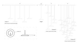 Royyo LED Pendant (RYP-C6-SW-SIL)
