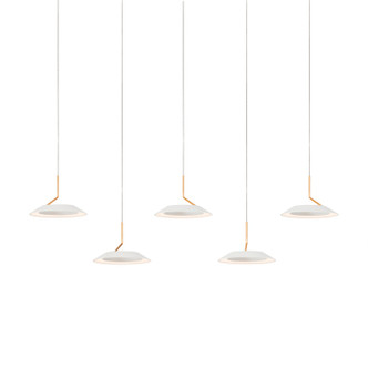 Koncept - RYP-L5-SW-MWG - LED Pendant - Royyo - Matte White With Gold