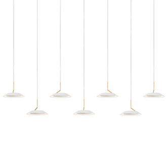 Koncept - RYP-L7-SW-MWG - LED Pendant - Royyo - Matte White With Gold