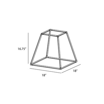 Z-Bar LED Pendant (ZBP-16-RS-SW-MTB-CNP)