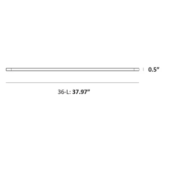 Z-Bar Pendant LED Pendant (ZBP-36-L-SW-SIL-CNP)