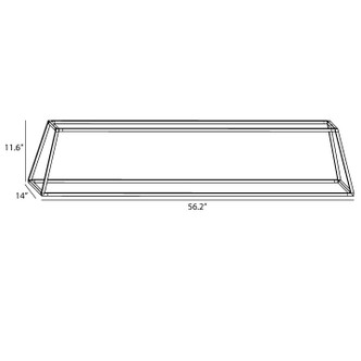 Z-Bar LED Pendant (ZBP-54-RR-SW-SIL-CNP)