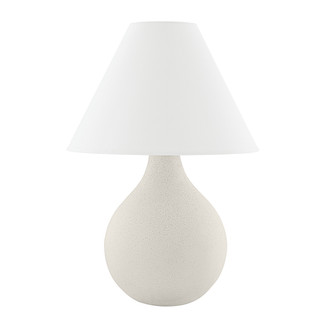 Mitzi - HL775201-AGB/CWK - One Light Table Lamp - Helena - Aged Brass/Ceramic Matte White Speck