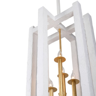 Duo Four Light Foyer Pendant (522251SGLW)
