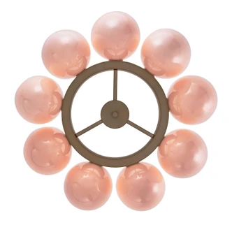 COCOON Nine Light Chandelier (524355WB)