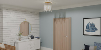 Apelle Four Light Semi Flush Mount (APE1716AB)